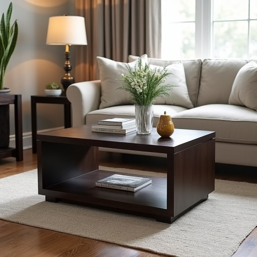 Espresso Simple Design Coffee Table