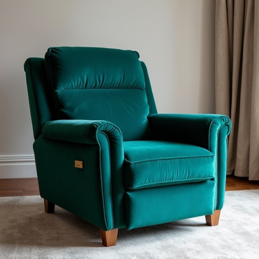 Luxurious Velvet Recliner – Modern Single Seating Sofa Chair