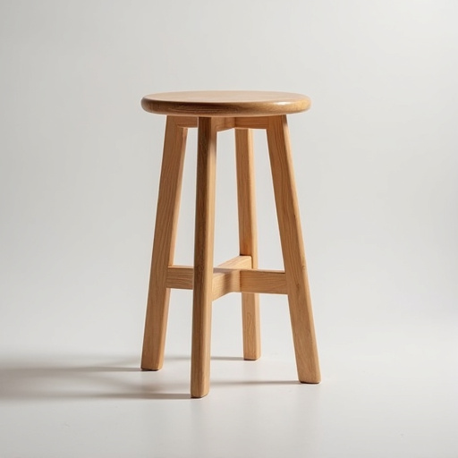 Modern Pine Wood Stool